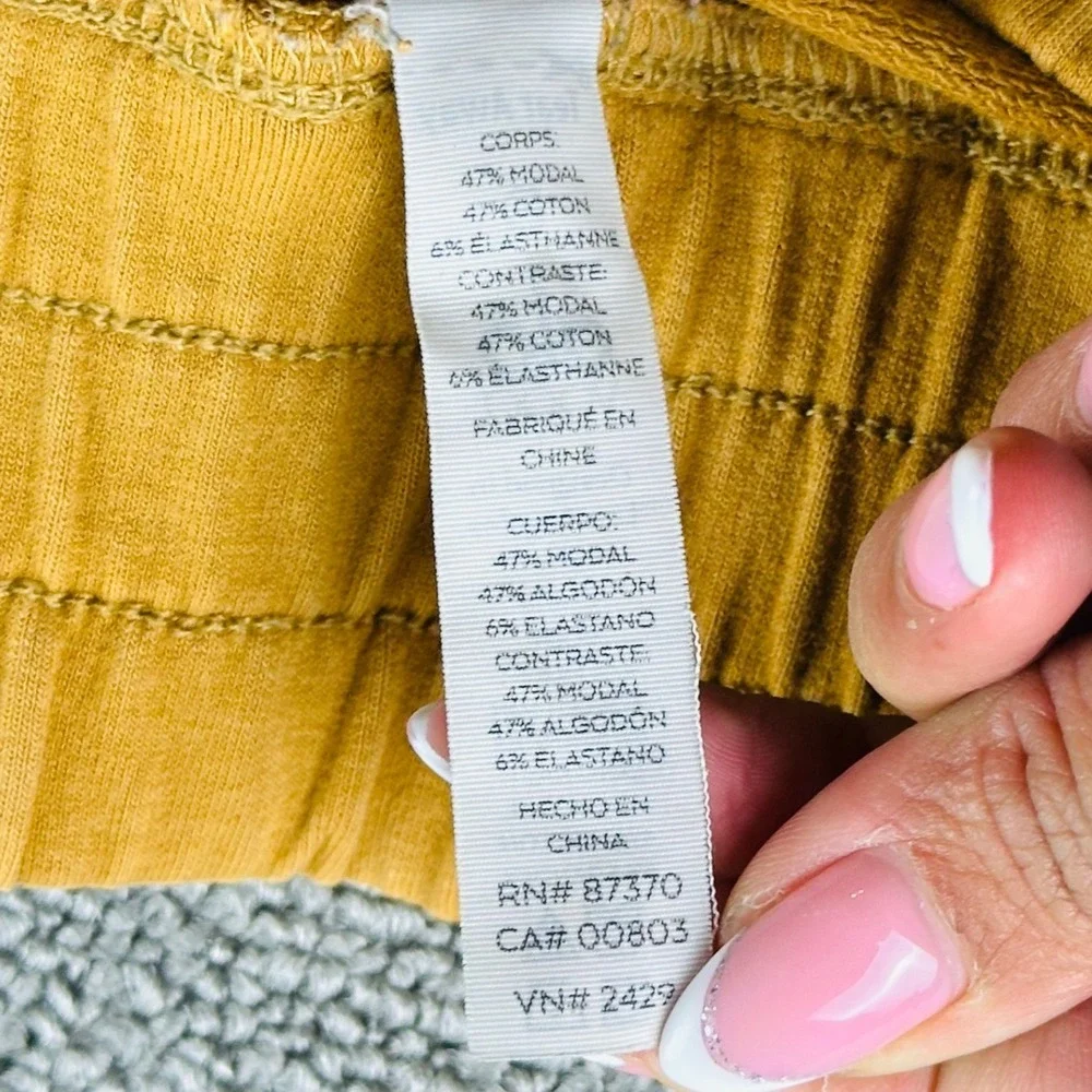 Alo Yoga‎ Urban Moto Joggers Women S Yellow Sweatpants Athleisure Streetwear